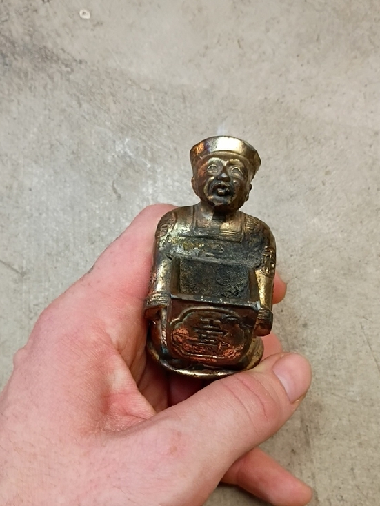 Other - Bronze-Look Asian Figure Home Art Statue - Decorative Accent